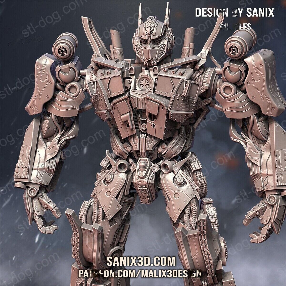 Optimus Prime 3D STL optimus-prime-3d-stl